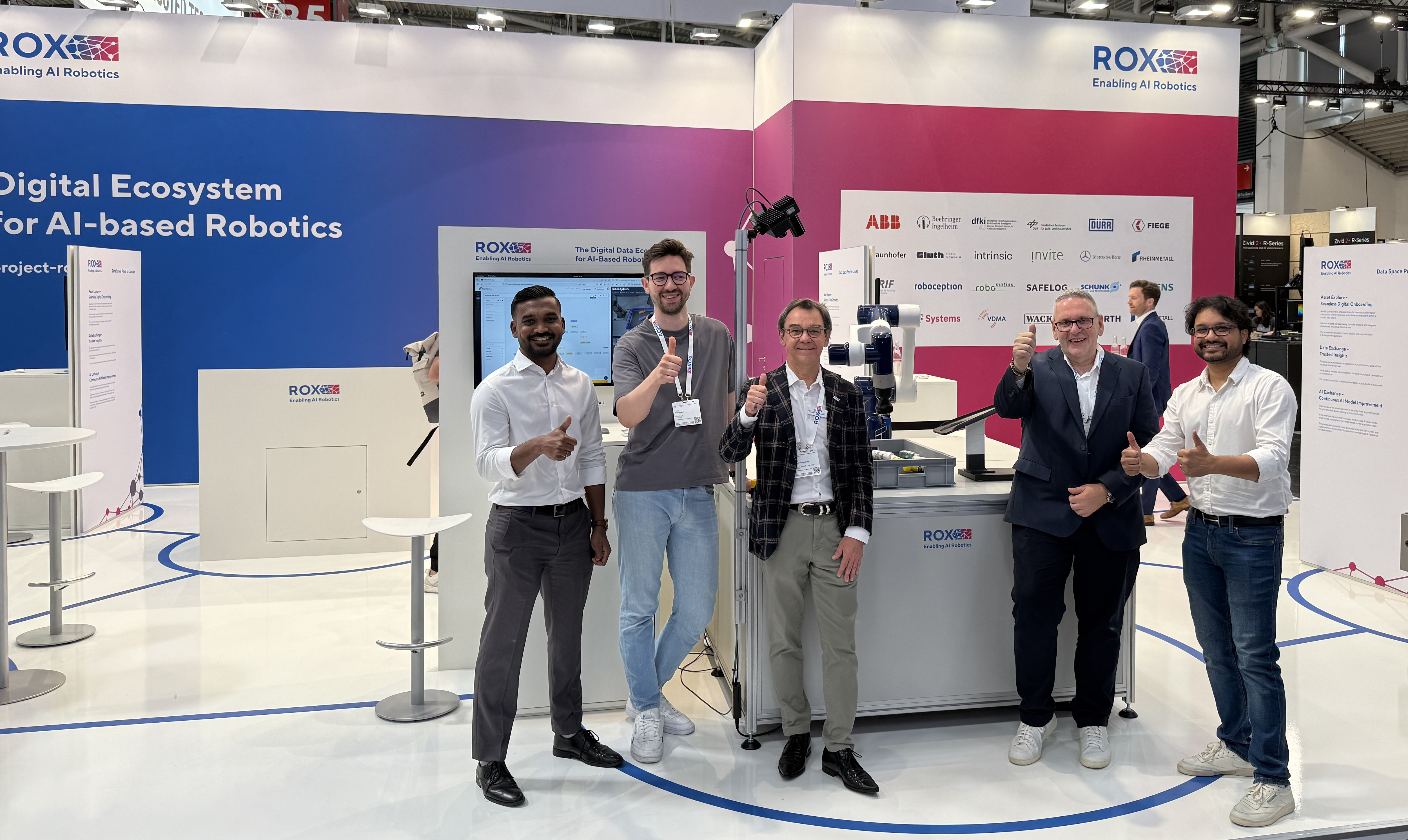 RoX-Stand auf der automatica 2025