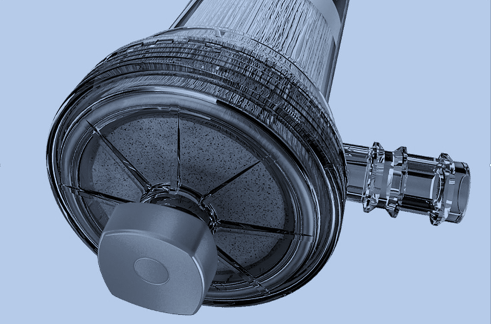 Filterkappe Dialysefilter